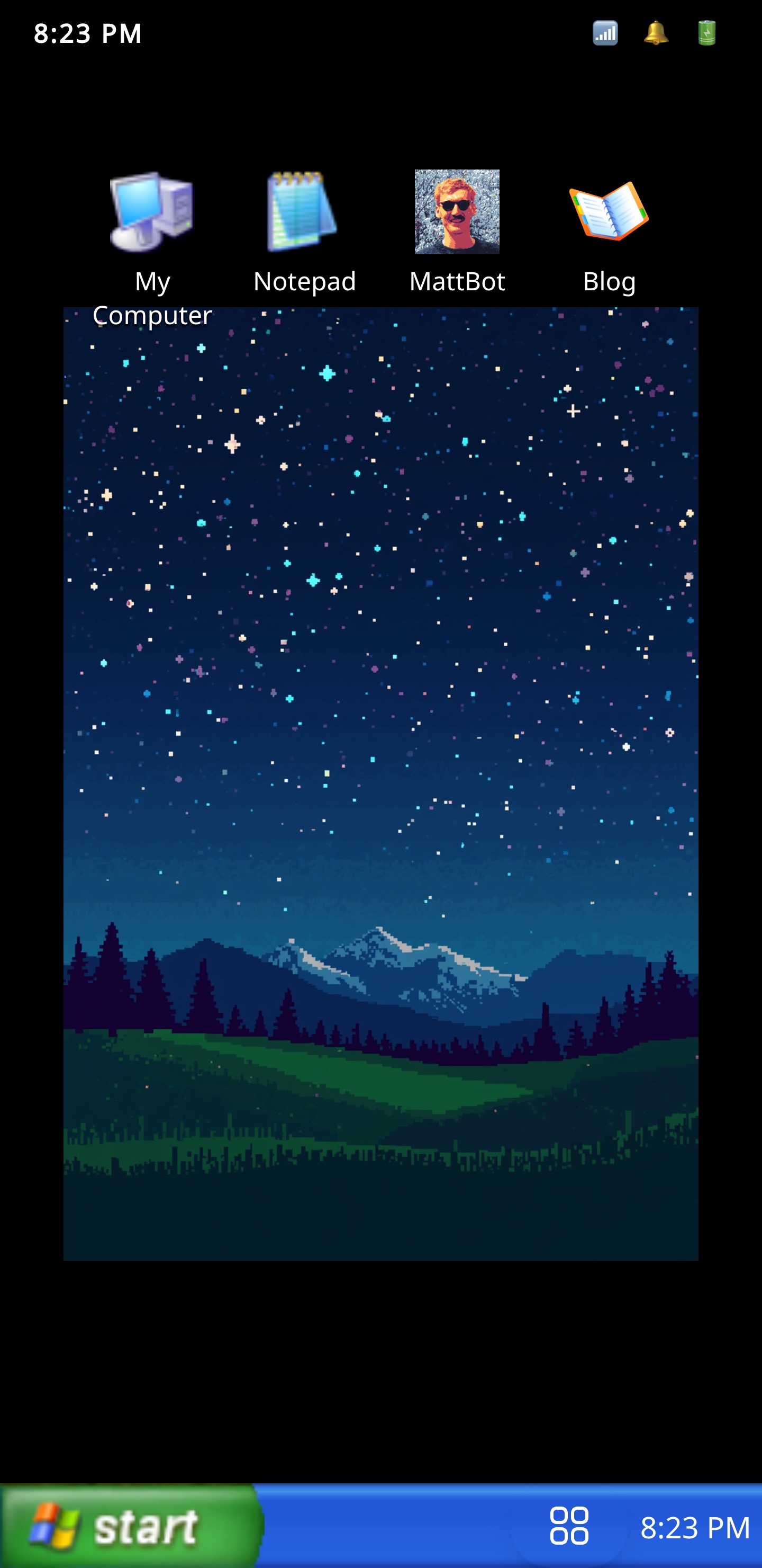 Windows XP mobile blog